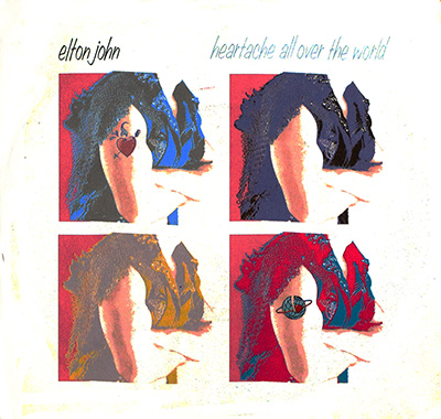 ELTON JOHN - Heartache - All Over the World album front cover vinyl record